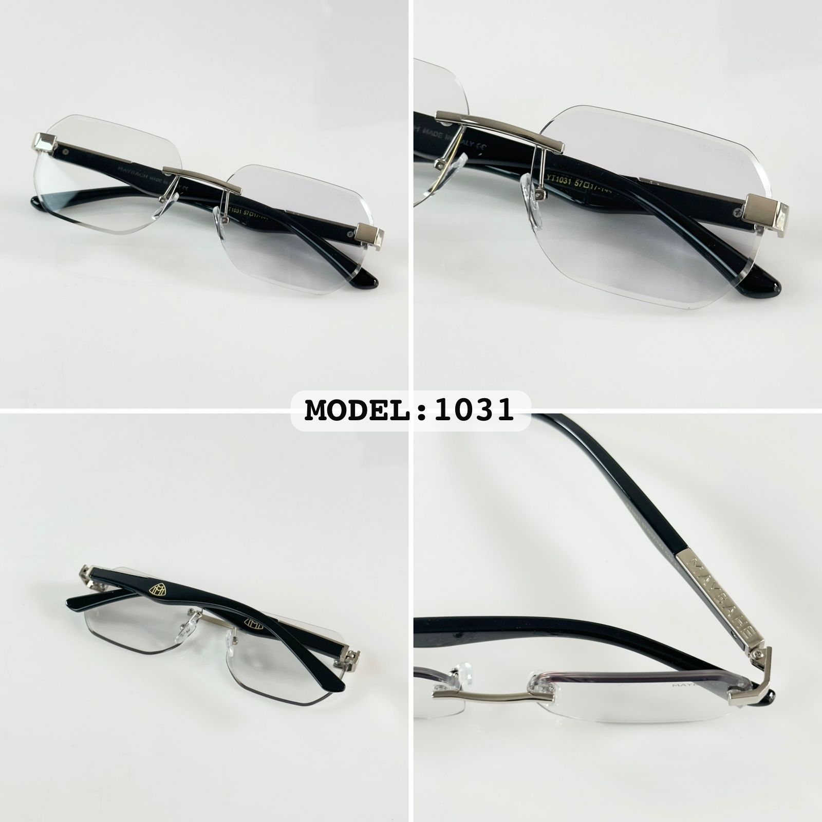 MAYBACHS X MAYBAHE 1031 SILVER BLACK