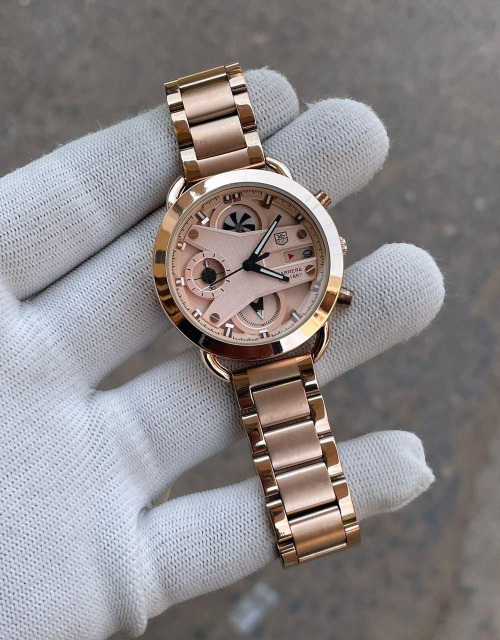 Tags Heuer Full Rosegold Ladies Watch - Image 3