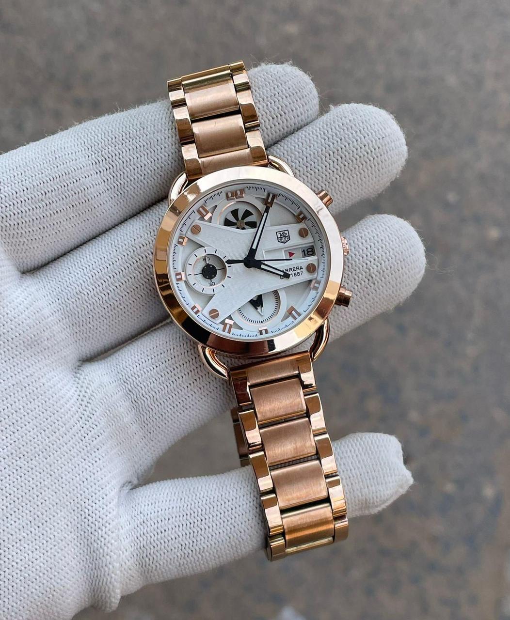 Tags Heuer Full Rosegold Ladies Watch