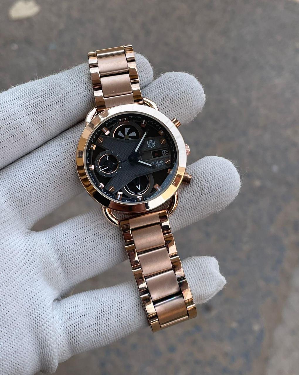 Tags Heuer Full Rosegold Ladies Watch - Image 5