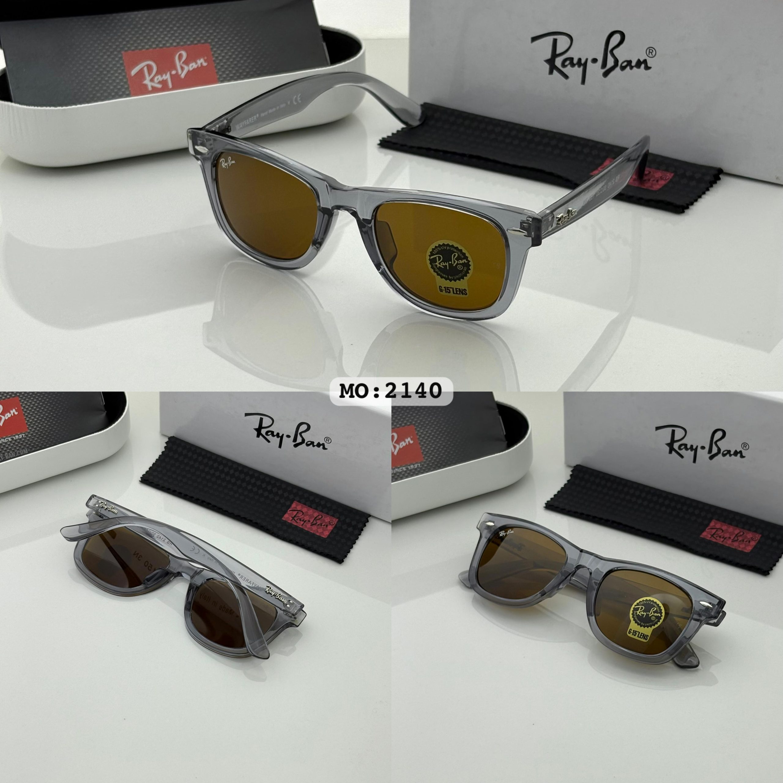 RAY BANE 2140 GREY BROWN